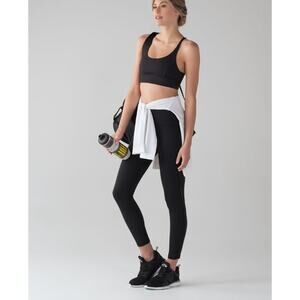 Lululemon Black Train Times High Rise Contour SOUL Yoga pant Legging 4